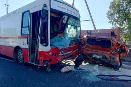 Choque en cadena y corte total