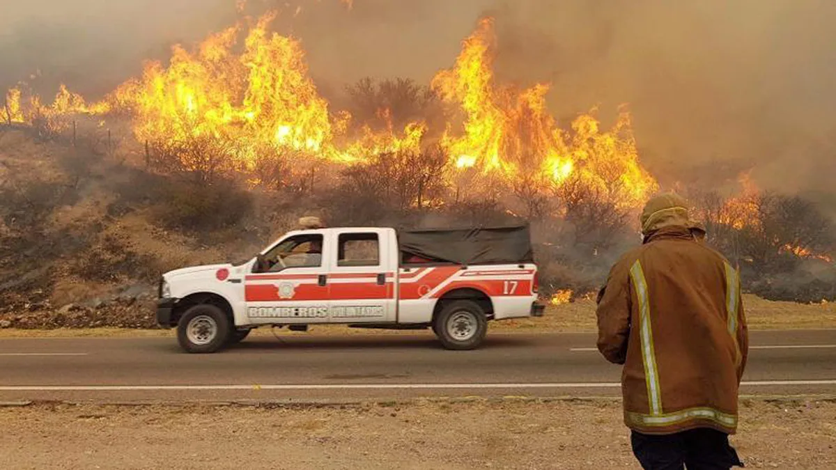 Incendio Forestal en San luis